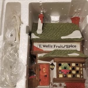 Dept 56  - T Wells Fruit and Spice Shop